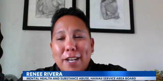 Renee Rivera, member of the Hawaii Service Area Board, speaking during her interview with KITV 4 news.